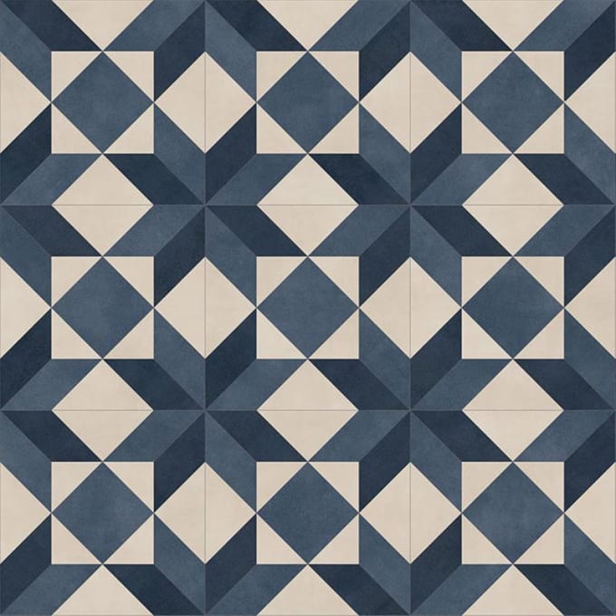マイコシンスの格子 (アーティファクト) Victorian Star Clarence | DC495 | Victorian style floor tiles for